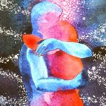 couple-lover-hugging-in-universe-abstract-free-mind-inside-your-world-illustration-id896726372